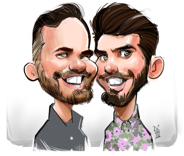 Studio caricatures and illustrations in Halifax