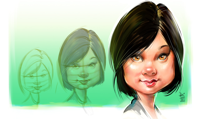 Studio caricatures and illustrations in Halifax