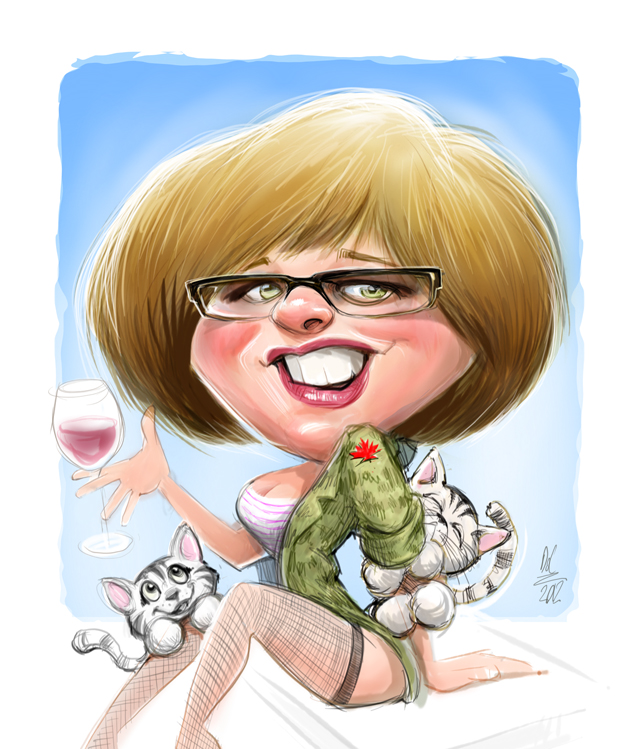 Studio caricatures and illustrations in Halifax