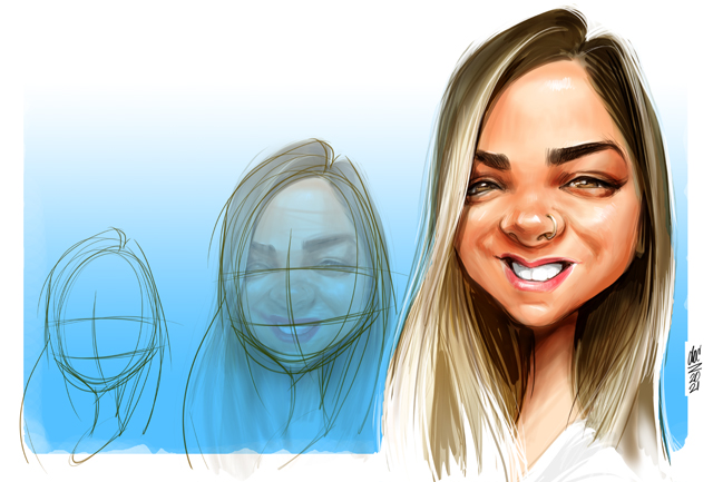 Studio caricatures and illustrations in Halifax