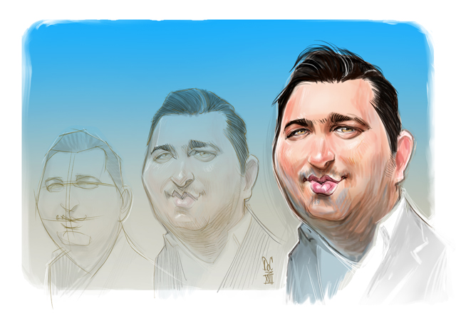 Studio caricatures and illustrations in Halifax