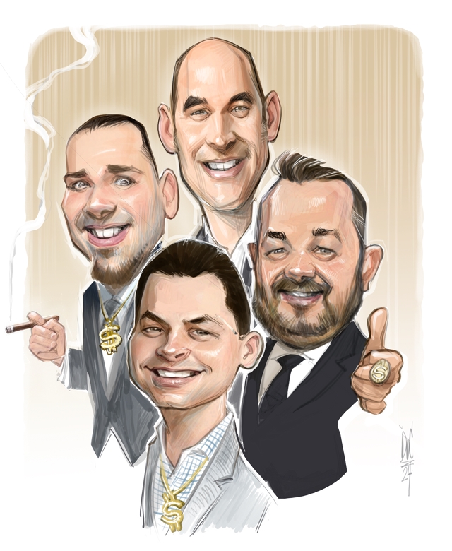 Studio caricatures and illustrations in Halifax