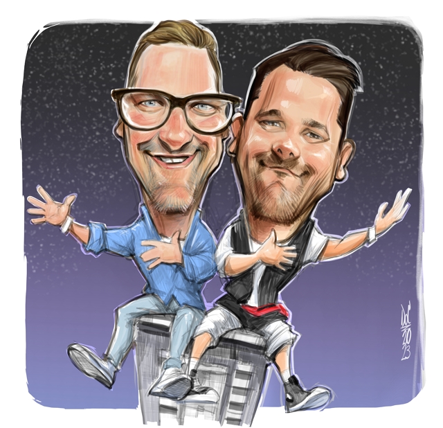Studio caricatures and illustrations in Halifax