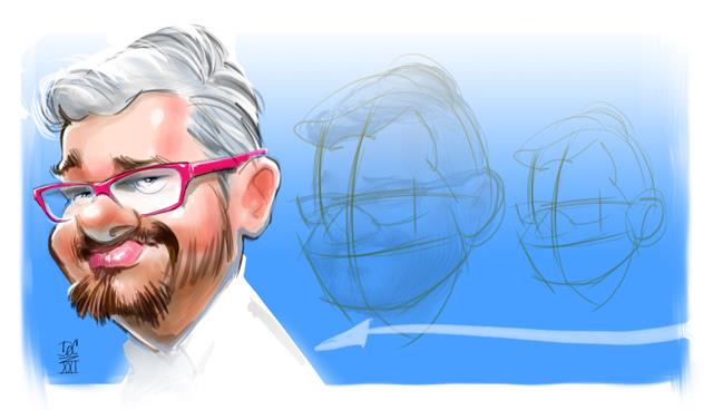 Studio caricatures and illustrations in Halifax