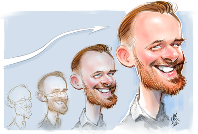 Studio caricatures and illustrations in Halifax