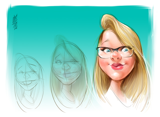 Studio caricatures and illustrations in Halifax
