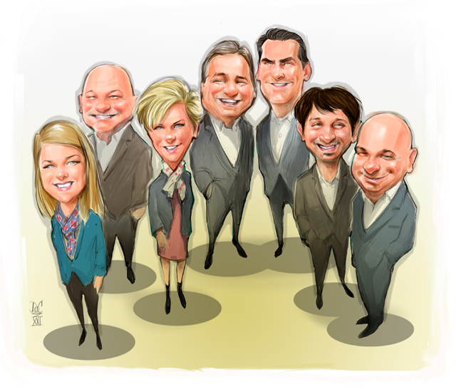 Studio caricatures and illustrations in Halifax