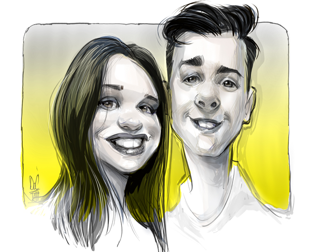 Studio caricatures and illustrations in Halifax