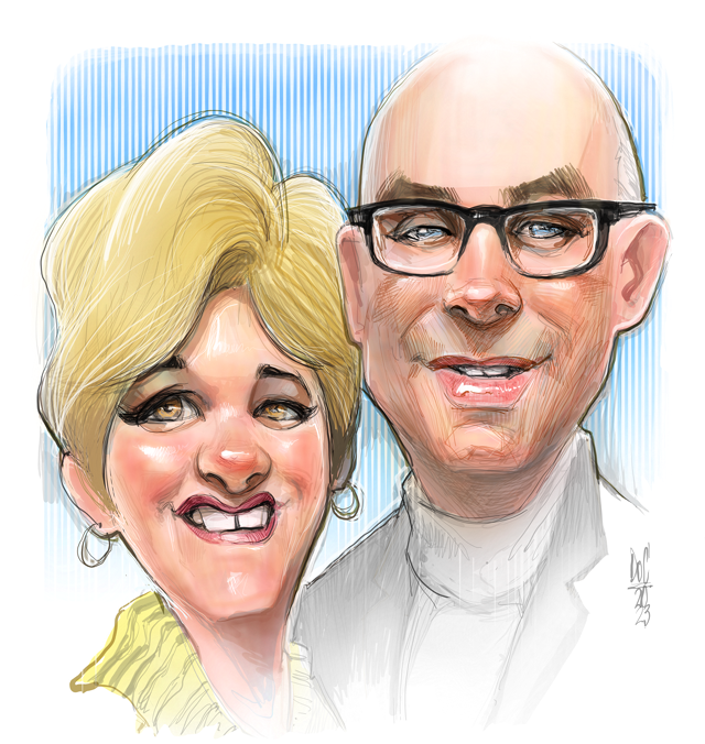 Studio caricatures and illustrations in Halifax