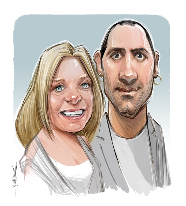 Studio caricatures and illustrations in Halifax