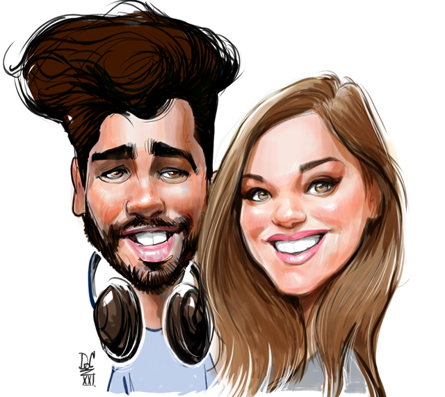 Studio caricatures and illustrations in Halifax