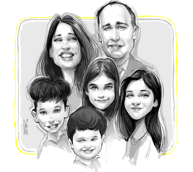 Studio caricatures and illustrations in Halifax
