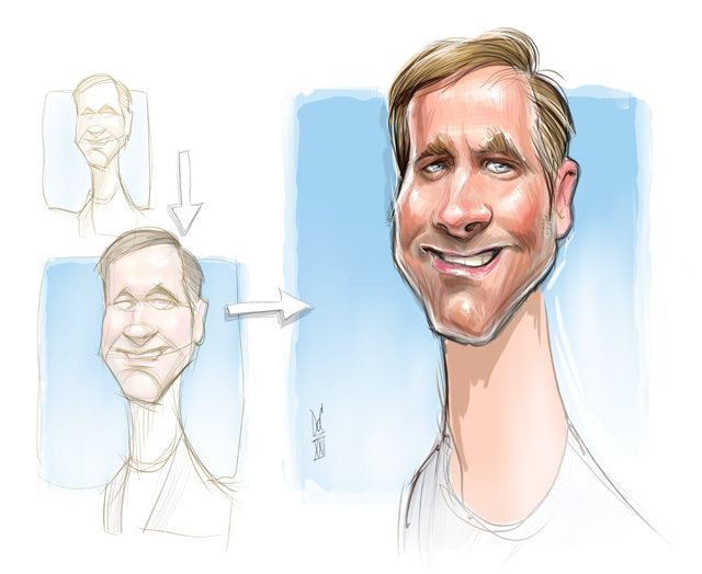 Studio caricatures and illustrations in Halifax