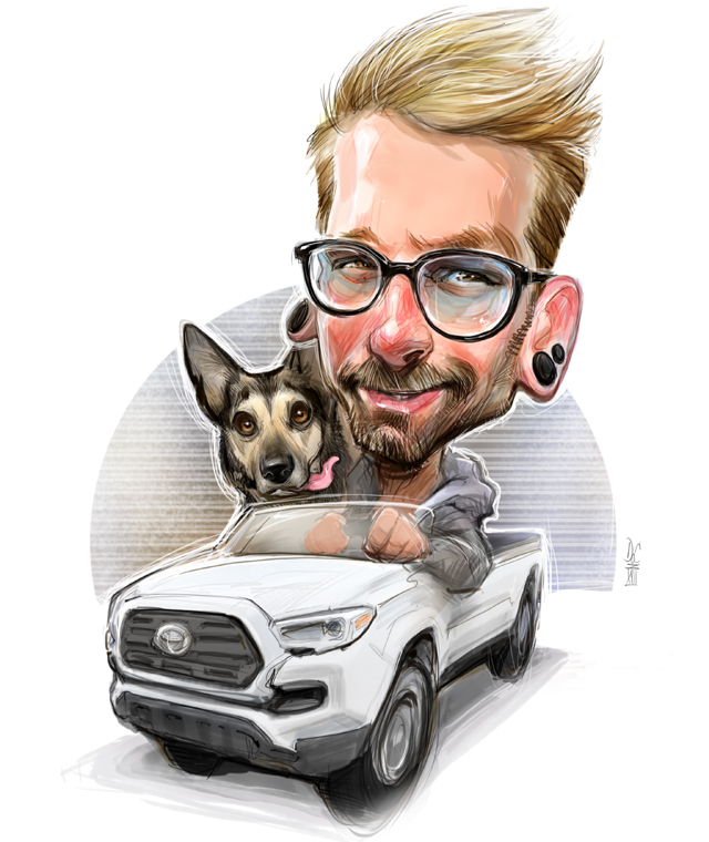 Studio caricatures and illustrations in Halifax