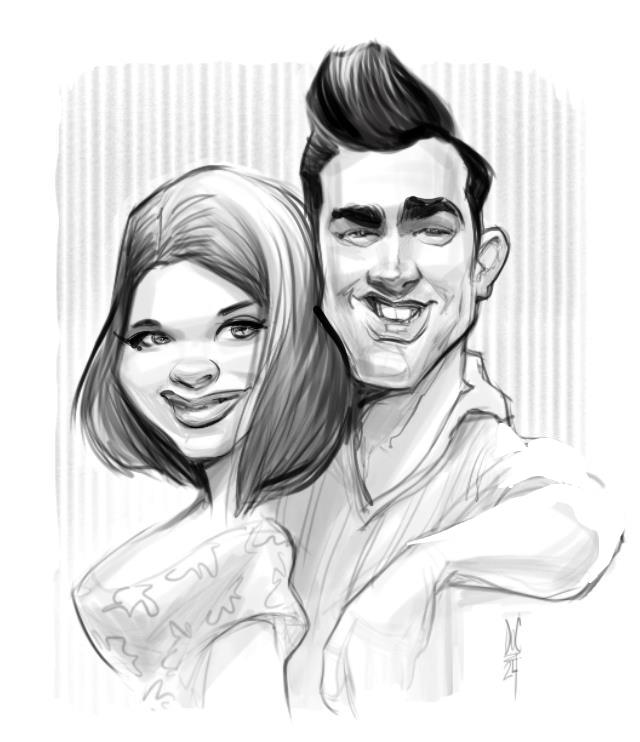 Studio caricatures and illustrations in Halifax