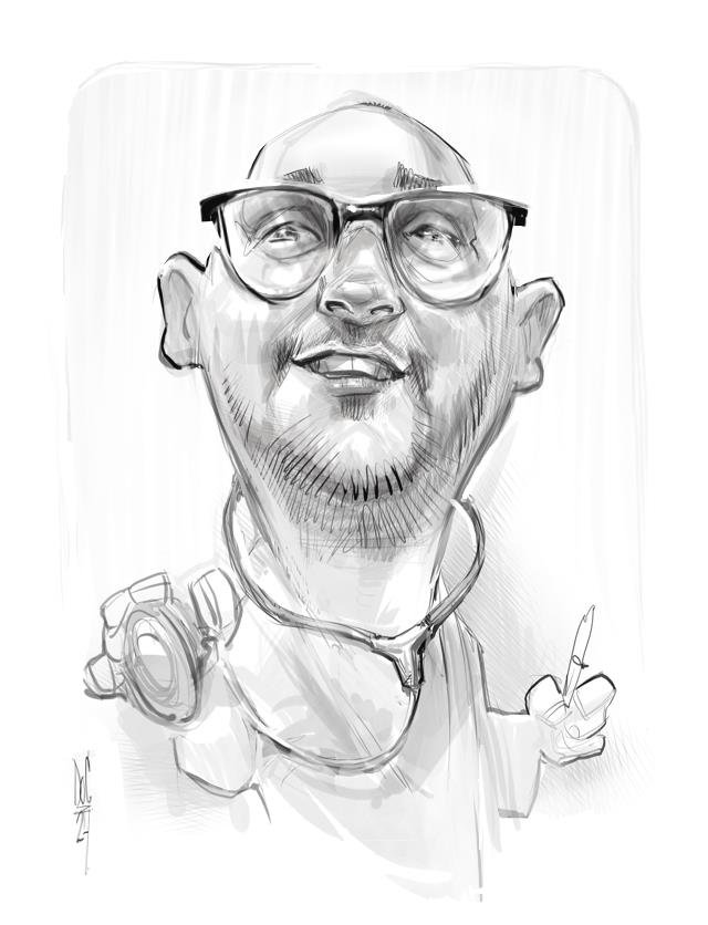 Studio caricatures and illustrations in Halifax