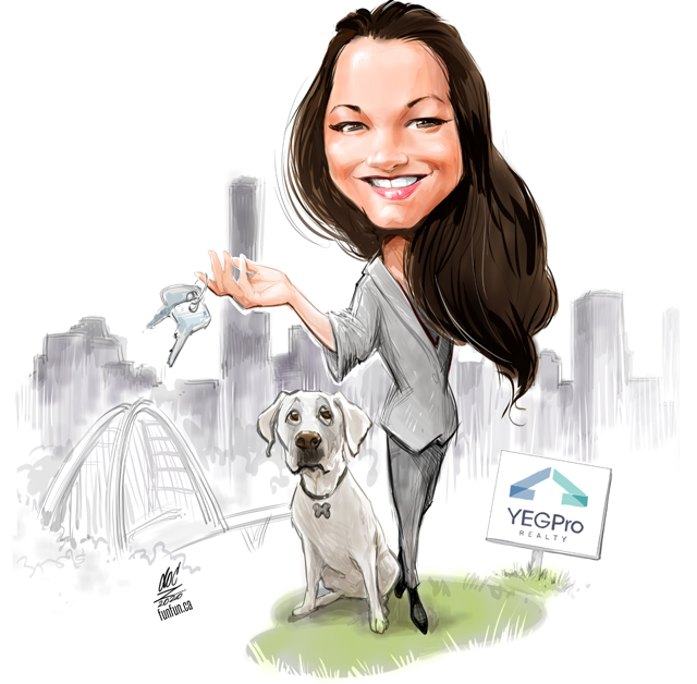 Studio caricatures and illustrations in Halifax