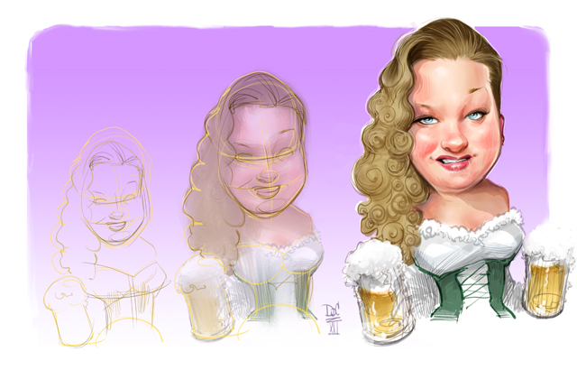 Studio caricatures and illustrations in Halifax