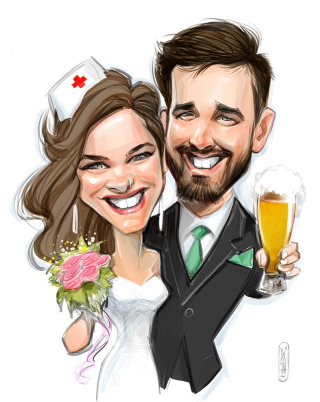Studio caricatures and illustrations in Halifax
