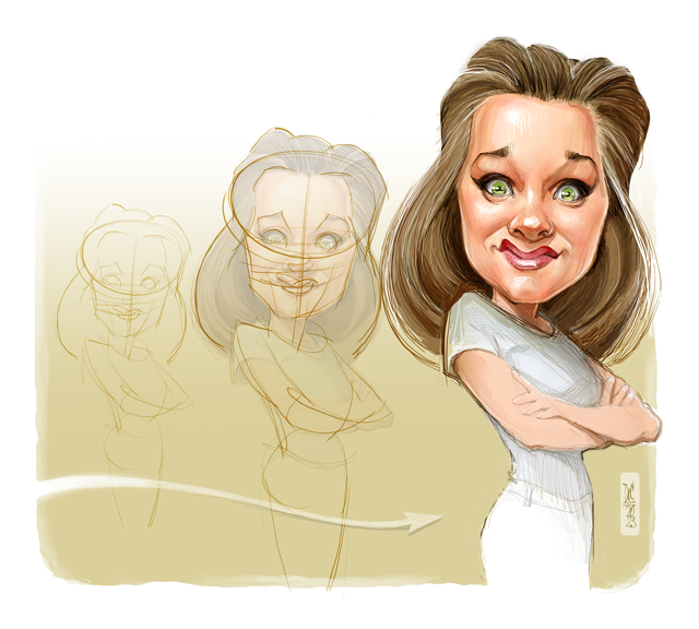Studio caricatures and illustrations in Halifax
